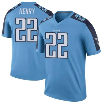 Limited Men's Derrick Henry Light Blue Alternate Jersey - #22