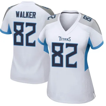 Limited Youth Delanie Walker Black Jersey - #82 Football Tennessee Titans  Salute to Service Therma Long Sleeve Size S(10-12)