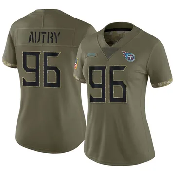 Women's Denico Autry Royal Player Limited Team Jersey - Kitsociety