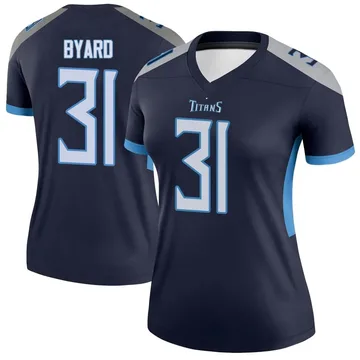 Limited Youth Kevin Byard White Road Jersey - #31 Football Tennessee Titans  100th Season Vapor Untouchable Size S(10-12)