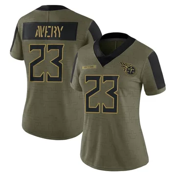 Women's Tennessee Titans Tre Avery Nike Navy Game Player Jersey