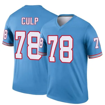 Limited Youth Curley Culp Red Jersey - #78 Football Tennessee Titans  Inverted Legend Size S(10-12)