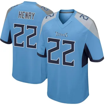 Nike Men's Tennessee Titans Derrick Henry #22 Vapor Limited Navy Jersey