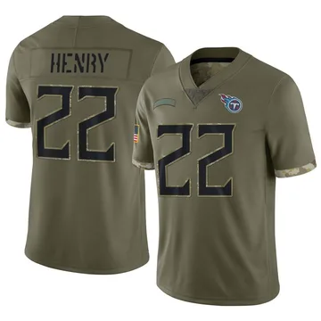 Nike, Shirts, Derrick Henry Tennessee Titans Olive Salute To Service Men  Xl Jersey Nwt