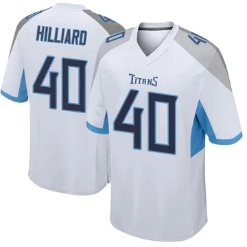 Tennessee Titans Dontrell Hilliard 40 White Vapor Limited Jersey - Bluefink