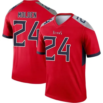 Tennessee Titans Elijah Molden 24 White Vapor Limited Jersey