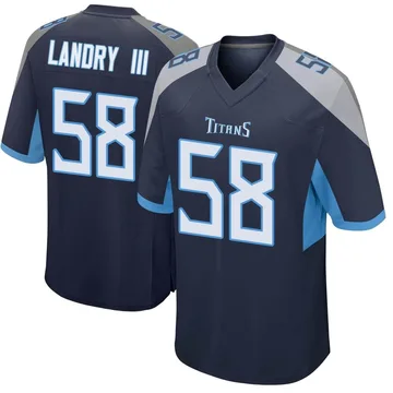 Harold Landry III 58 Tennessee Titans Oilers Throwback Alternate Game Women  Jersey - Light Blue - Bluefink