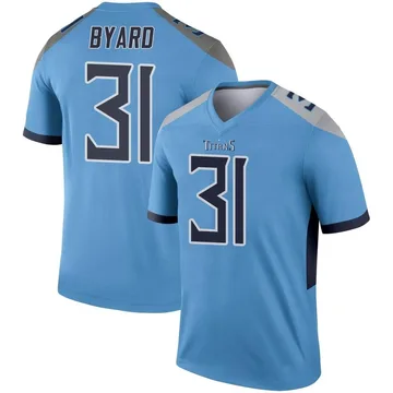 26G Jersey Tennessee''Titans'' #17 Ryan Tannehill 11 A.J. Brown 22 Derrick  Henry 31 Kevin Byard''NFL'' Youth Custom Light Blue Vapor Limited 