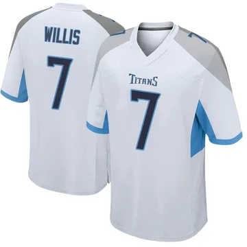 Youth Nike Malik Willis Navy Tennessee Titans Game Jersey