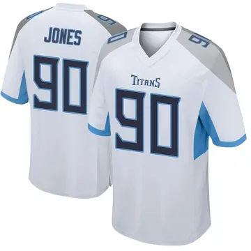 Tennessee Titans Nike Oilers Throwback Alternate Game Jersey - Light Blue -  Treylon Burks - Youth