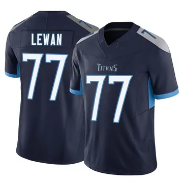 Elite Men's Taylor Lewan White Road Jersey - #77 Football Tennessee Titans  Vapor Untouchable